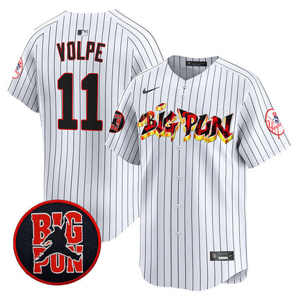 Men's New York Yankees Big Pun Vapor Premier Limited Jersey - All Stitched