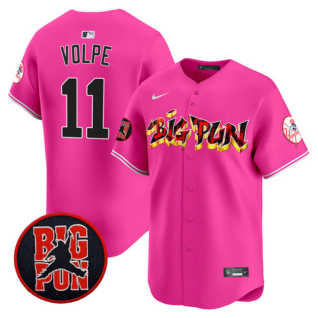 Men's New York Yankees Big Pun Vapor Premier Limited Jersey - All Stitched