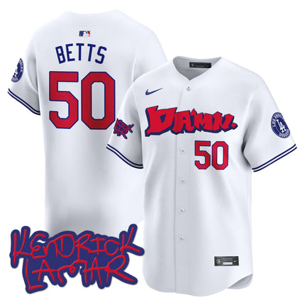 Men's Dodgers Kendrick Lamar Vapor Premier Limited Jersey - All Stitched