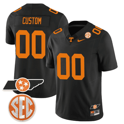 Tennessee Volunteers Checkerboard & Alternate Custom Jersey - All Stitched