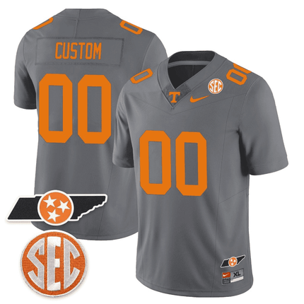 Tennessee Volunteers Checkerboard & Alternate Custom Jersey - All Stitched