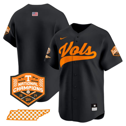 Men's Tennessee Volunteers 2024 Champions Vapor Premier Limited Jersey - All Stitched
