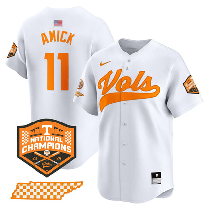 Men's Tennessee Volunteers 2024 Champions Vapor Premier Limited Jersey - All Stitched