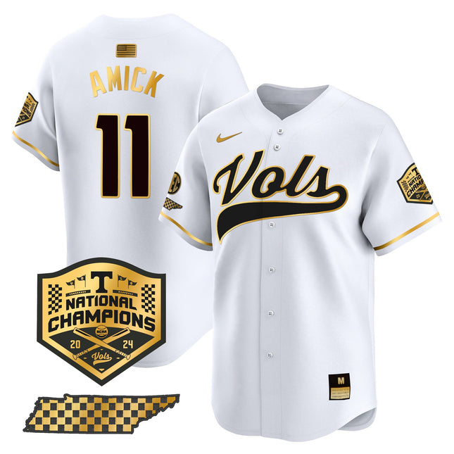 Men's Tennessee Volunteers 2024 Champions Vapor Premier Limited Jersey - All Stitched