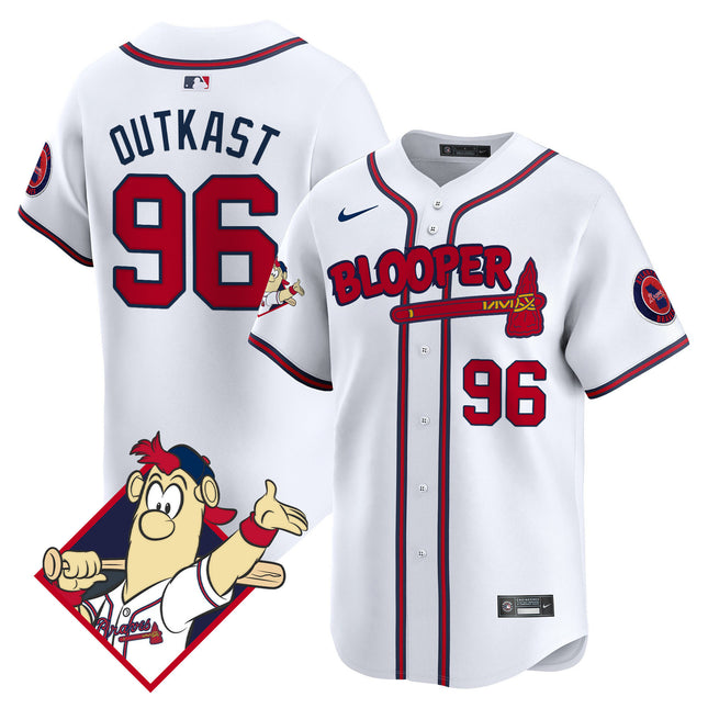 Men's Atlanta Braves Blooper Vapor Premier Limited Jersey - All Stitched