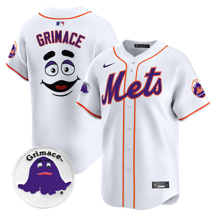 Men's Mets Grimace Vapor Premier Limited Jersey - All Stitched
