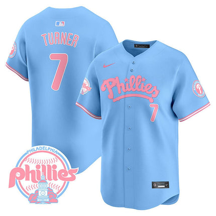 Men's Phillies Bubblegum Pink Vapor Premier Limited Jersey - All Stitched