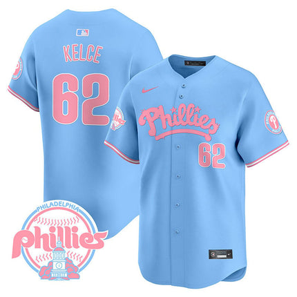 Men's Phillies Bubblegum Pink Vapor Premier Limited Jersey - All Stitched
