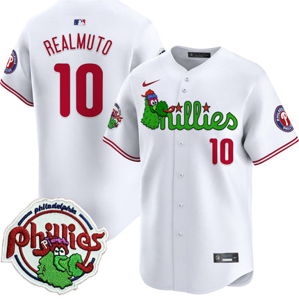 Men's Phillies Phanatic Patch Vapor Premier Limited Jersey V3 - All Stitched