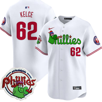 Men's Phillies Phanatic Patch Vapor Premier Limited Jersey V3 - All Stitched