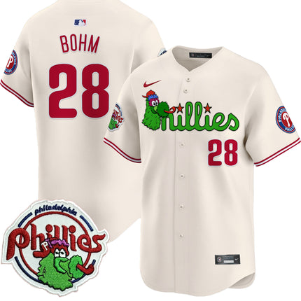 Men's Phillies Phanatic Patch Vapor Premier Limited Jersey V3 - All Stitched