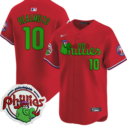 Men's Phillies Phanatic Patch Vapor Premier Limited Jersey V3 - All Stitched