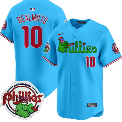 Men's Phillies Phanatic Patch Vapor Premier Limited Jersey V3 - All Stitched