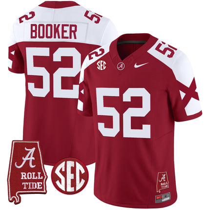 Men's Alabama Crimson Tide Vapor Limited Jersey V6 - Alabama Map - All Stitched