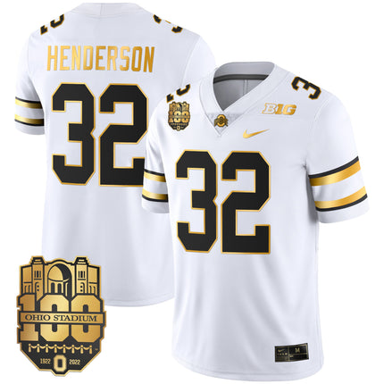 Men's Ohio State Buckeyes Gold Jersey - All Stitched