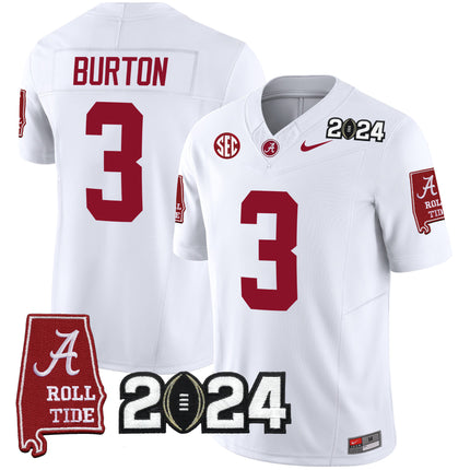 Men's Alabama Crimson Tide 2024 Vapor Limited Jersey - All Stitched