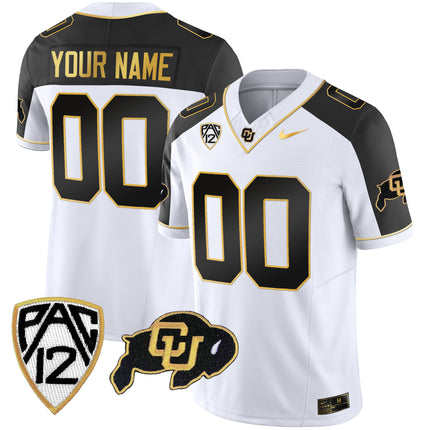 Colorado Buffaloes Gold Vapor Limited Custom Jersey - All Stitched