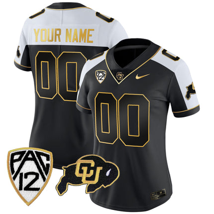 Colorado Buffaloes Gold Vapor Limited Custom Jersey - All Stitched