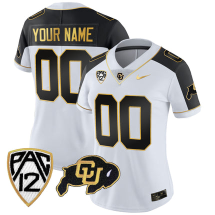 Colorado Buffaloes Gold Vapor Limited Custom Jersey - All Stitched