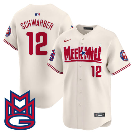 Men's Phillies Meek Mill Vapor Premier Limited Jersey - All Stitched