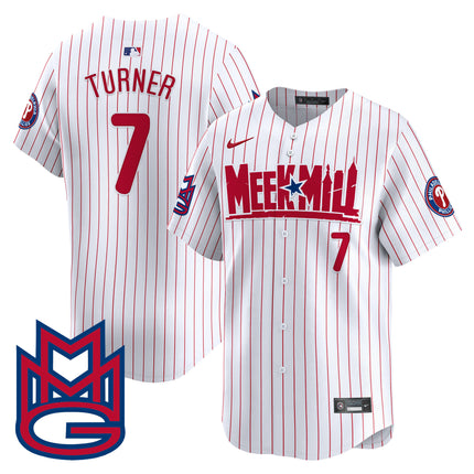 Men's Phillies Meek Mill Vapor Premier Limited Jersey - All Stitched