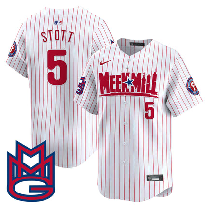 Men's Phillies Meek Mill Vapor Premier Limited Jersey - All Stitched