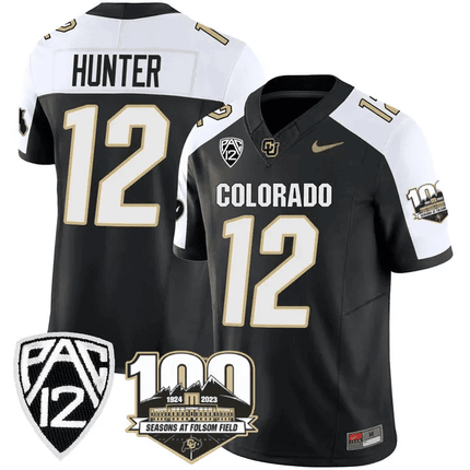 Men's Colorado Buffaloes 100th Seasons At Folsom Field Patch Vapor Limited Jersey V2 ?All Stitched