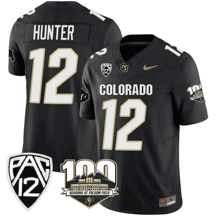 Men's Colorado Buffaloes 100th Seasons At Folsom Field Patch Vapor Limited Jersey V2 ?All Stitched