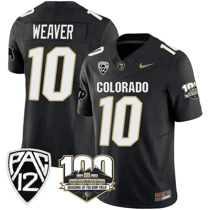 Men's Colorado Buffaloes 100th Seasons At Folsom Field Patch Vapor Limited Jersey V2 ?All Stitched