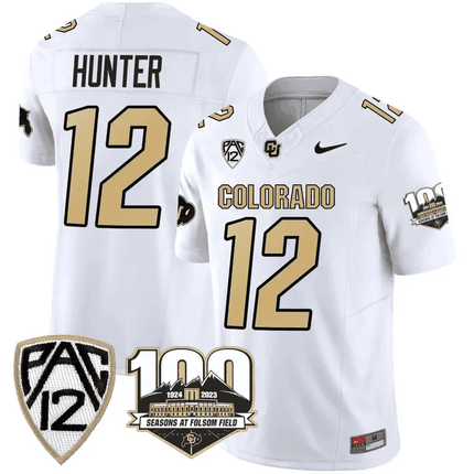 Men's Colorado Buffaloes 100th Seasons At Folsom Field Patch Vapor Limited Jersey V2 ?All Stitched