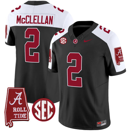 Men's Alabama Crimson Tide Vapor Limited Jersey V3 - Alabama Map - All Stitched