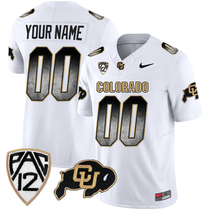 Colorado Buffaloes Arch Smoke Vapor Custom Jersey - All Stitched