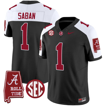 Men's Alabama Crimson Tide Vapor Limited Jersey V5 - Alabama Map - All Stitched