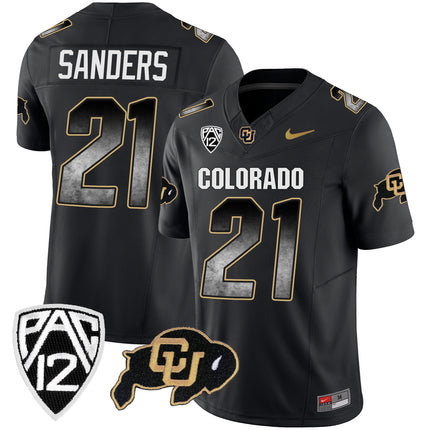 Men's Colorado Buffaloes Arch Smoke Vapor Jersey - All Stitched
