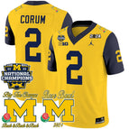 Navy Sleeves / Blake Corum / S