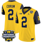 Navy Sleeves / Blake Corum / S