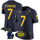Navy / Donovan Edwards / S
