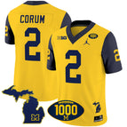 Navy Sleeves / Blake Corum / S