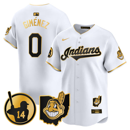 Women's Cleveland Indians Larry Doby Patch Vapor Premier Limited Jersey - All Stitched
