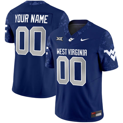 Custom West Virginia Mountaineers 2024 Vapor Limited Jersey V2 - All Stitched