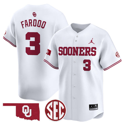 Men's Oklahoma Sooners 2024 Vapor Premier Limited Jersey V2 - SEC Patch - All Stitched