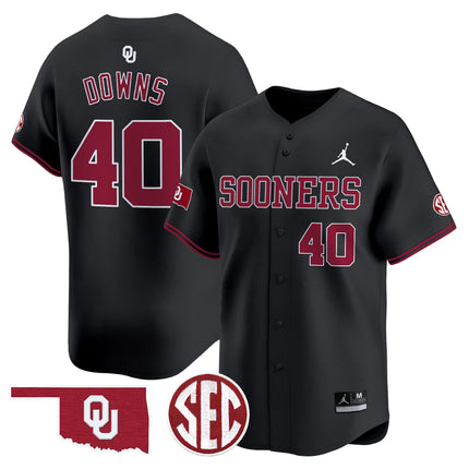 Men's Oklahoma Sooners 2024 Vapor Premier Limited Jersey V2 - SEC Patch - All Stitched