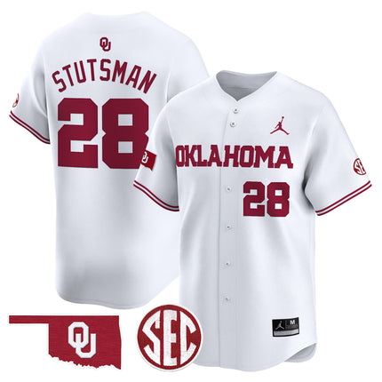 Men's Oklahoma Sooners 2024 Vapor Premier Limited Jersey - SEC Patch - All Stitched