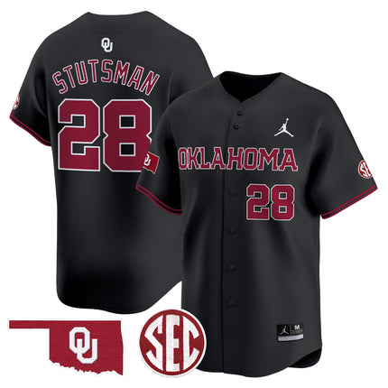 Men's Oklahoma Sooners 2024 Vapor Premier Limited Jersey - SEC Patch - All Stitched