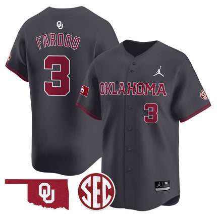 Men's Oklahoma Sooners 2024 Vapor Premier Limited Jersey - SEC Patch - All Stitched