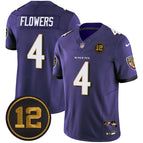 Purple / Zay Flowers / S