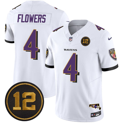 Men's Ravens Jacoby Jones Patch Vapor Limited Jersey - All Stitched