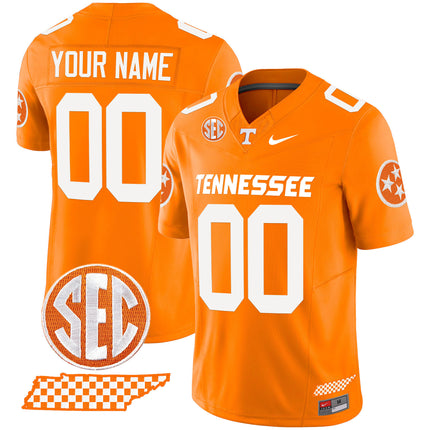 Custom Name/Gender Tennessee Volunteers 2024 Vapor Limited Jersey V2 - All Stitched