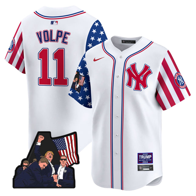 Men's New York Yankees Make American Great Again Vapor Premier Limited Jersey - All Stitched
