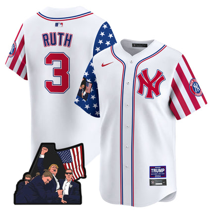 Men's New York Yankees Make American Great Again Vapor Premier Limited Jersey - All Stitched